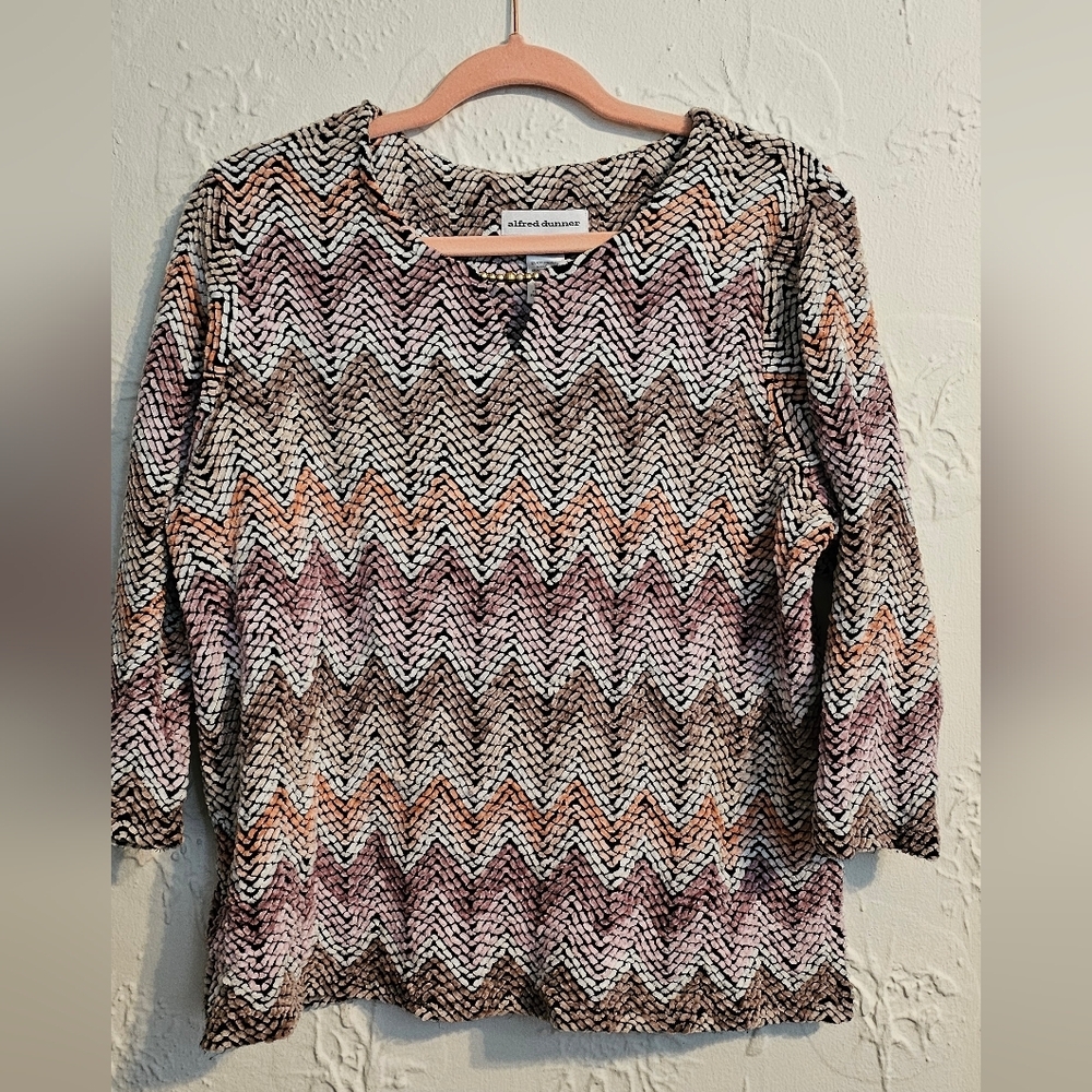 Alfred Dunner Women's Textured Sweater Large Petite